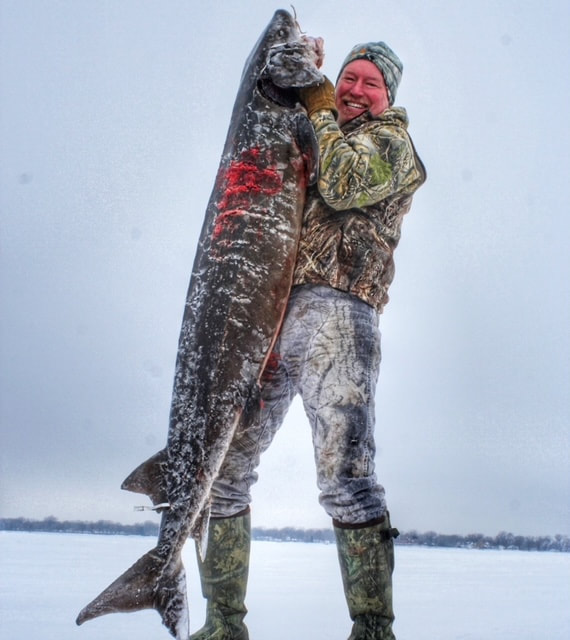 Sturgeon Spearing Photos Lake Winnebago