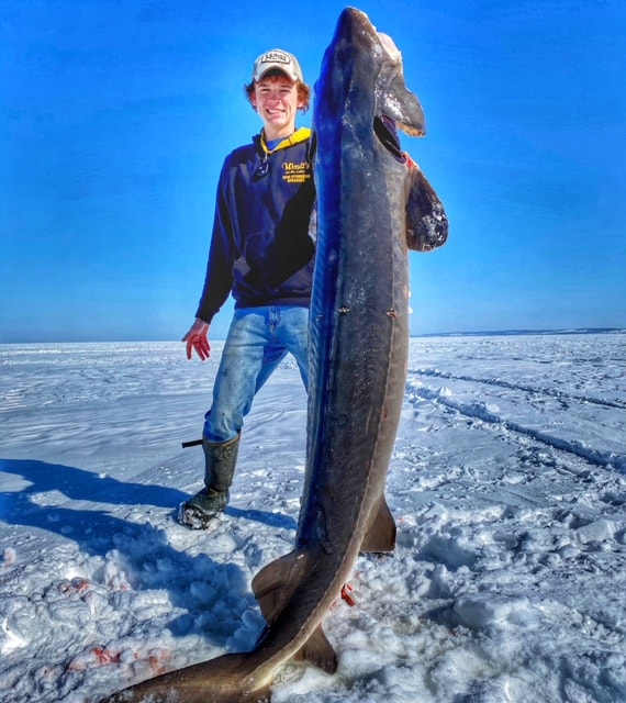 Sturgeon Spearing Photos Lake Winnebago